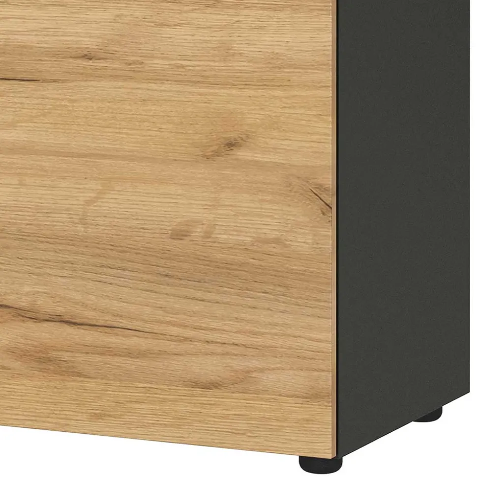 80x120x40 Office Vertiko in Wildeiche Optik - Contrage