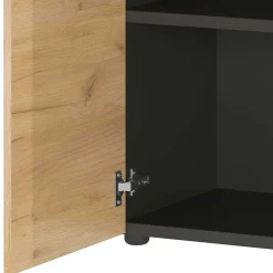 80x120x40 Office Vertiko in Wildeiche Optik - Contrage