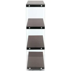 83x113x30 Regal in Walnussfarben MDF - Ucera