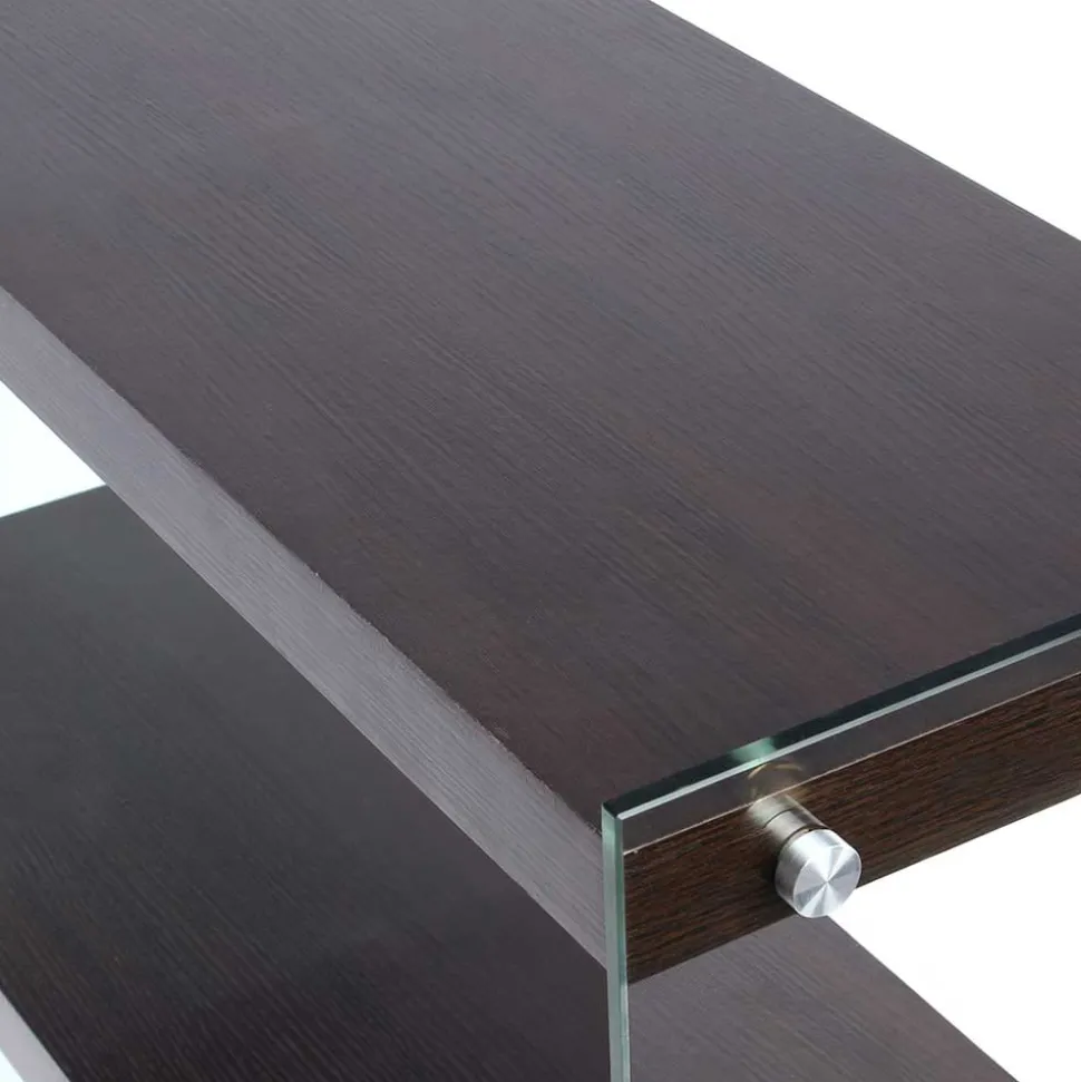 83x113x30 Regal in Walnussfarben MDF - Ucera