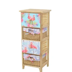 30x74x30 Regal mit Schubkästen & Körben - Scando