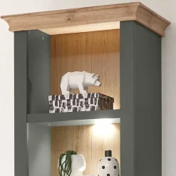 68x207x45 Regal mit Schublade & 11 Fächern - Eylan