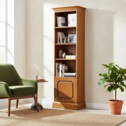 58x194x35 Regal mit Tür & vier Fächern - Kimms