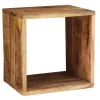 44x44x33 Regalwürfel aus Akazie Massivholz - Lindos