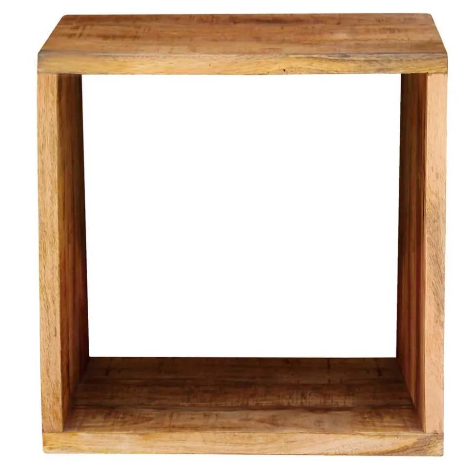 44x44x33 Regalwürfel aus Akazie Massivholz - Lindos