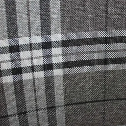 100x90x52 Retro Esszimmerbank in Kariert - Rave