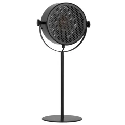 20x60x20 Retro Tischleuchte in Schwarz - Nadelles