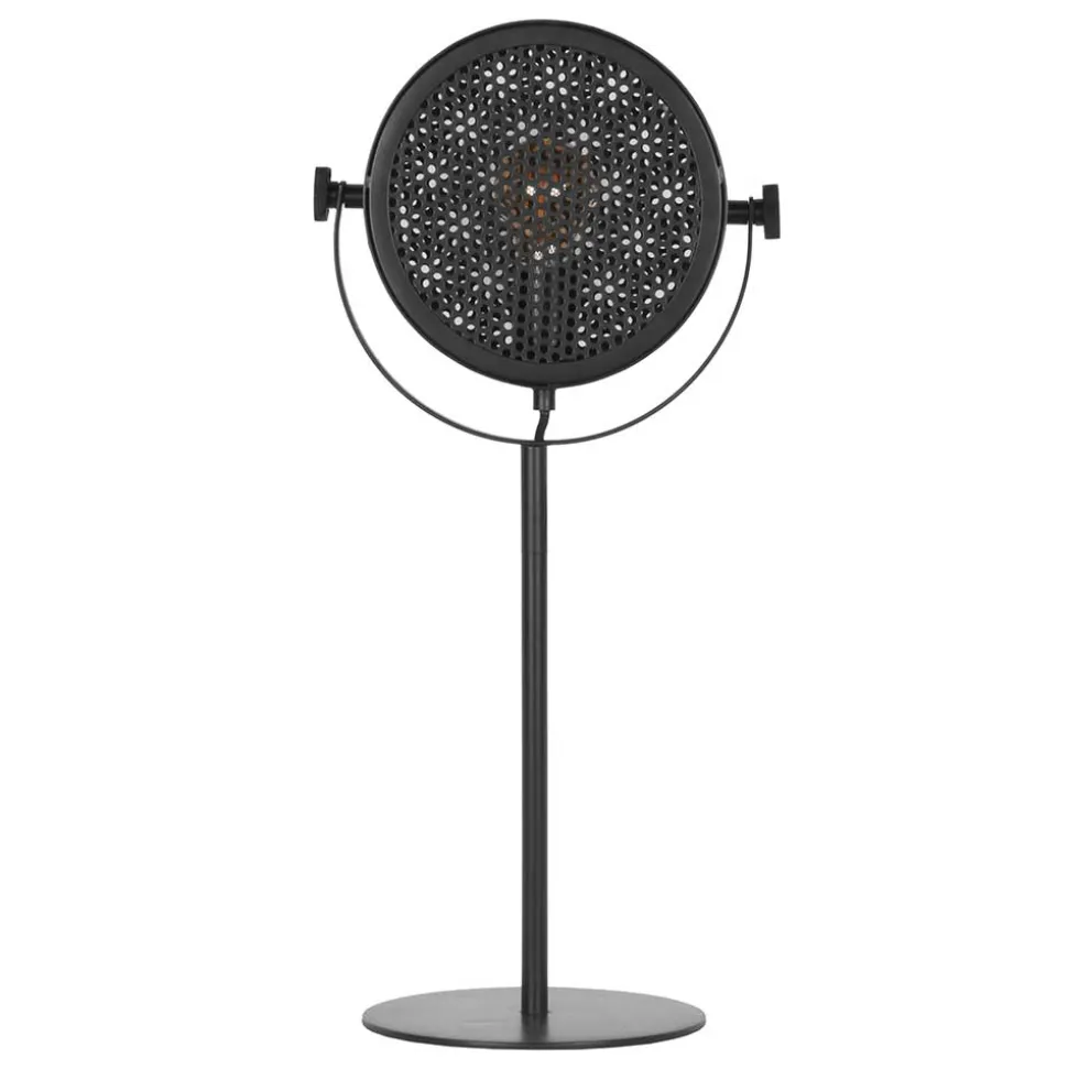 20x60x20 Retro Tischleuchte in Schwarz - Nadelles