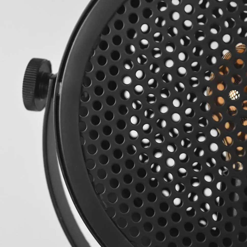 20x60x20 Retro Tischleuchte in Schwarz - Nadelles