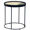 40x47x40 Runder Couchtisch mit Bügelgestell - Kontrada