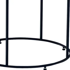 40x47x40 Runder Couchtisch mit Bügelgestell - Kontrada