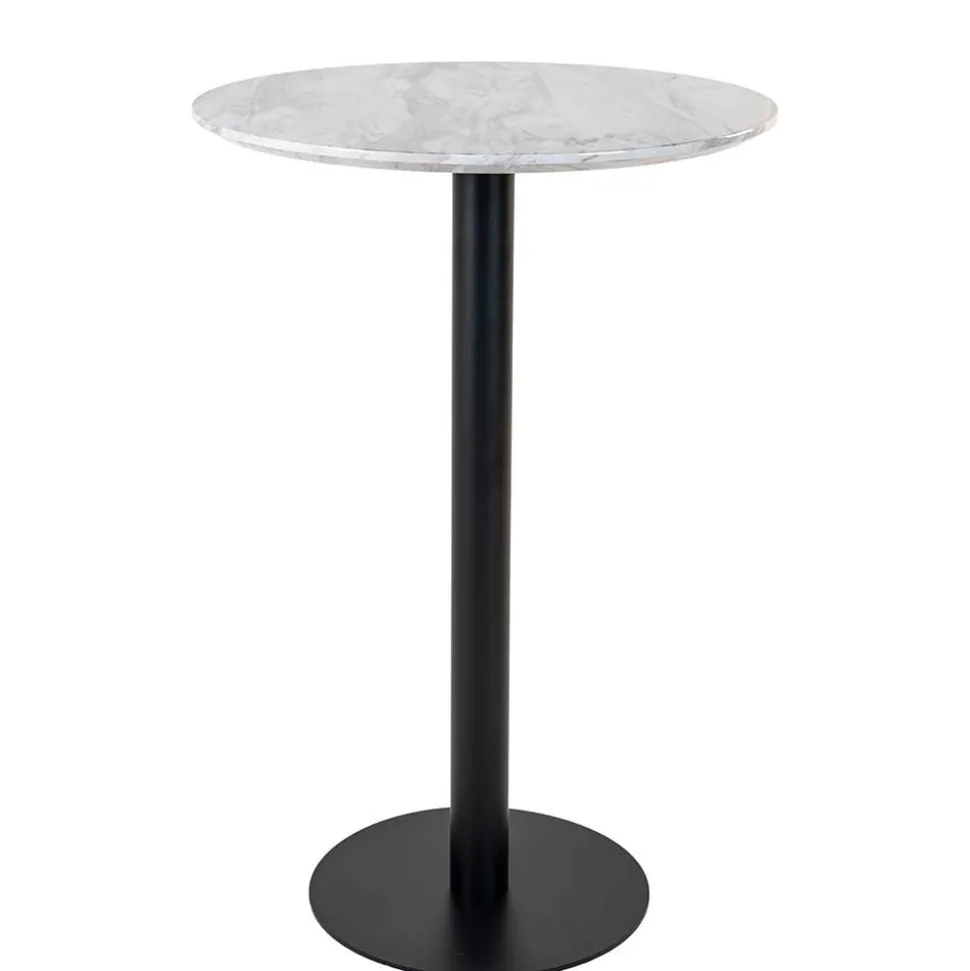 70x105x70 Runder Stehtisch in Marmoroptik - Fredira