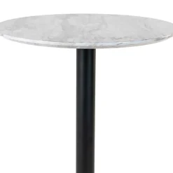 70x105x70 Runder Stehtisch in Marmoroptik - Fredira