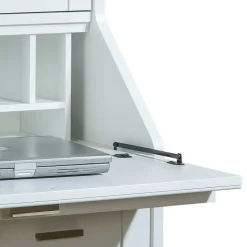 85x117x44 Scandi Chic Sekretär in Weiß - Pray