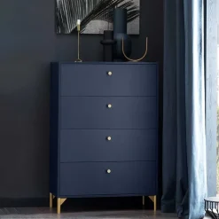 80x117x40 Schlafzimmer Hochkommode elegant - Inbano