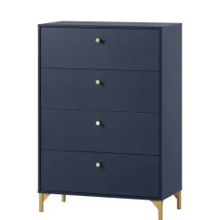 80x117x40 Schlafzimmer Hochkommode elegant - Inbano