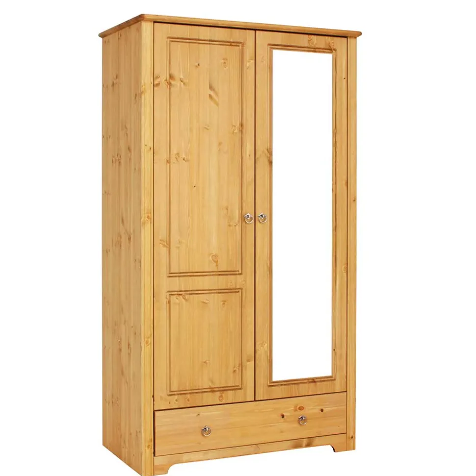 106x191x59 Schlafzimmer Schrank in Kiefer Natur - Imressa I