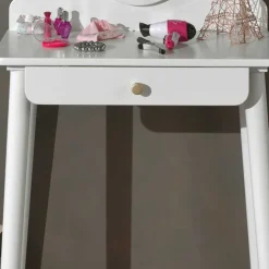 70x140x40 Schminkkonsole mit Spiegel & Schublade - Zimventa