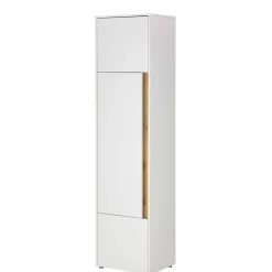 50x200x40 Schrank in Weiß und Wildeiche NB - Nonessia