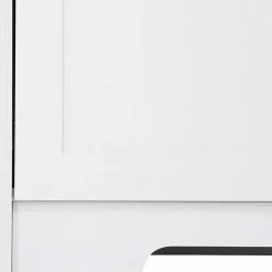 81x116x39 Schreibschrank Sekretär in Weiß - Akedra