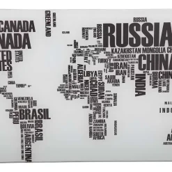 113x73x58 Schreibtisch aus bedrucktem Glas - Ugolina