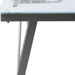 113x73x58 Schreibtisch aus bedrucktem Glas - Ugolina