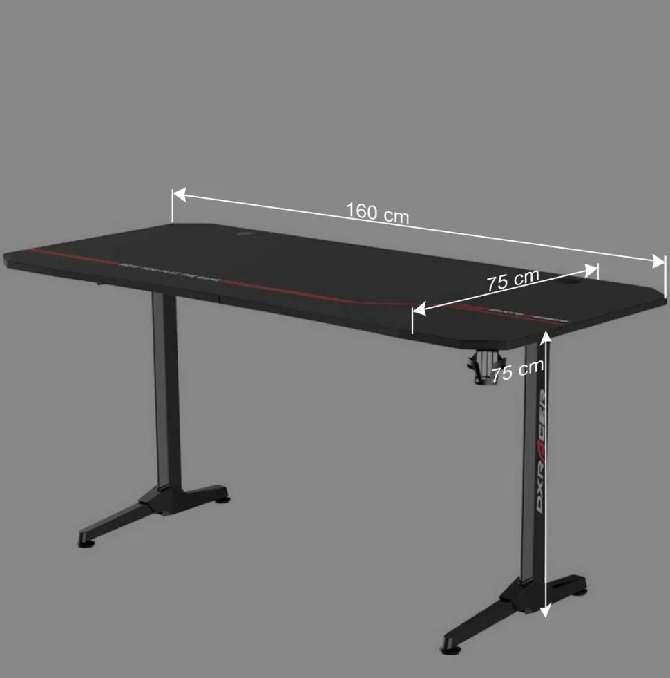 160x75x75 Schreibtisch mit T-Gestell - Laboria