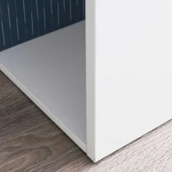 120x120x53 Schreibtisch Regal Kombi in Weiß - Ricana