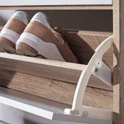 80x95x24 Schuhkommode mit zwei Klappen & Schublade - Crimera