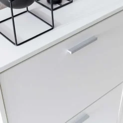 120x81x24 Schuhschrank mit 4 Klappen - Tudan