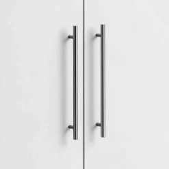 65x164x30 Schuhschrank mit Doppeltür in Weiß - Yoco