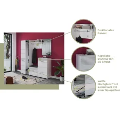 55x96x37 Schuhschrank mit Tür - Sumatra