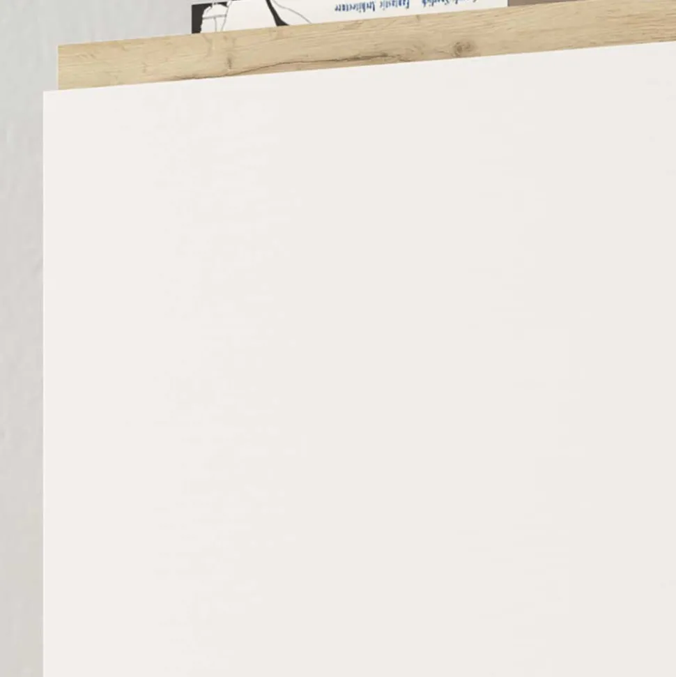 60x154x27 Schuhschrank mit vier Klappfächern - Cernal