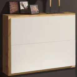 106x83x27 Schuhschrank mit zwei Schuhklappen - Sua