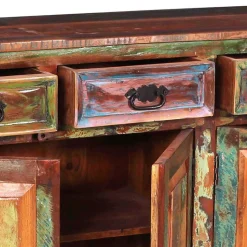 160x80x40 Shabby Chic Sideboard auf Sockel - Jamaica