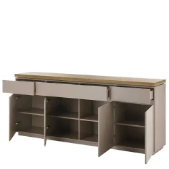 200x86x40 Sideboard Anrichte in Taupe & Akazie - Anja