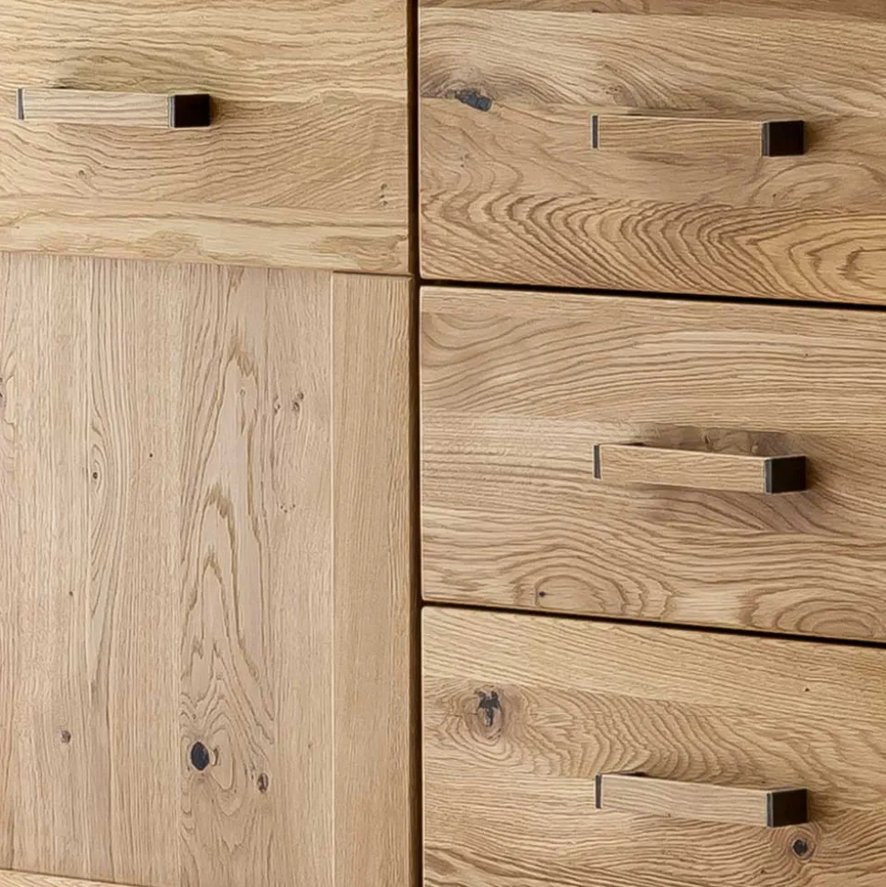 165x87x44 Sideboard in Asteiche auf Sockel - Zamron