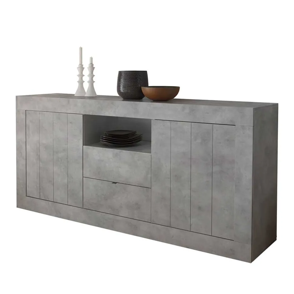 184x86x43 Sideboard in Beton Nachbildung - Lary