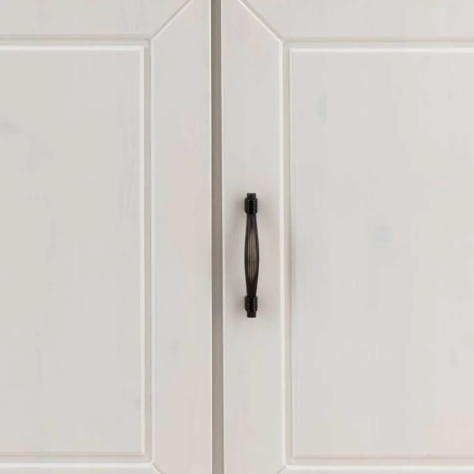 157x86x42 Sideboard in Weiß & Kiefer - Nuita