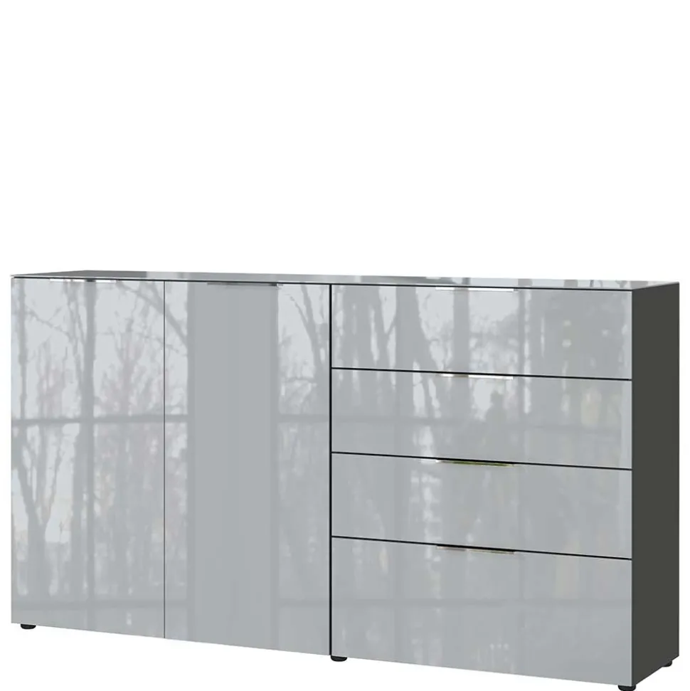 184x102x42 Sideboard mit Glasfront - Ruudy