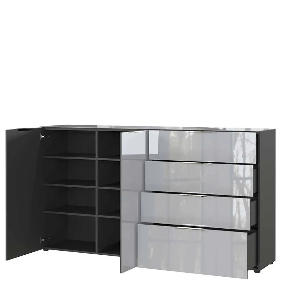 184x102x42 Sideboard mit Glasfront - Ruudy