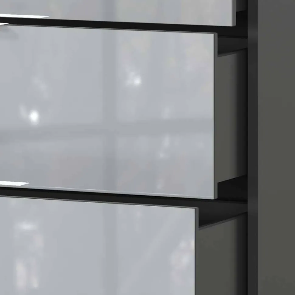 184x102x42 Sideboard mit Glasfront - Ruudy