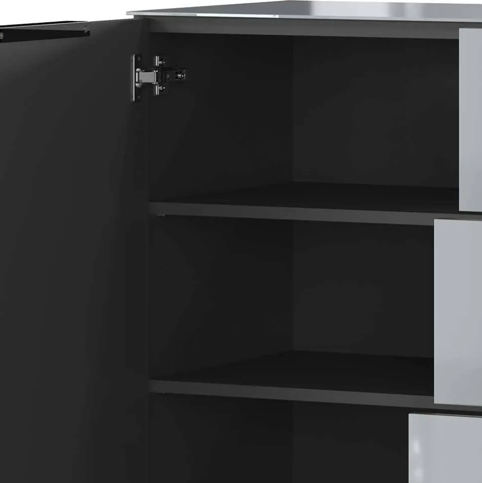 184x102x42 Sideboard mit Glasfront - Ruudy