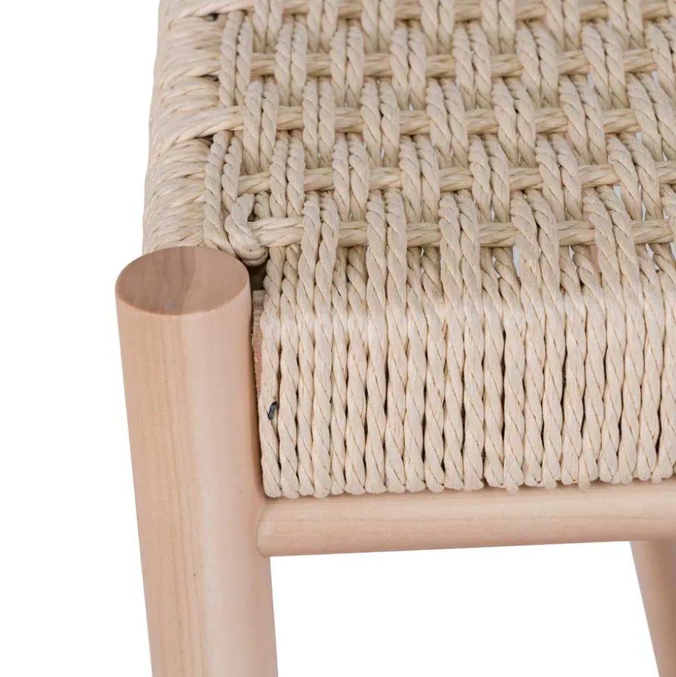 80x45x35 Sitzbank aus Kordel Geflecht - Vanadrino