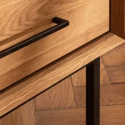 97x125x45 Skandi Highboard aus Wildeiche - Kerfa