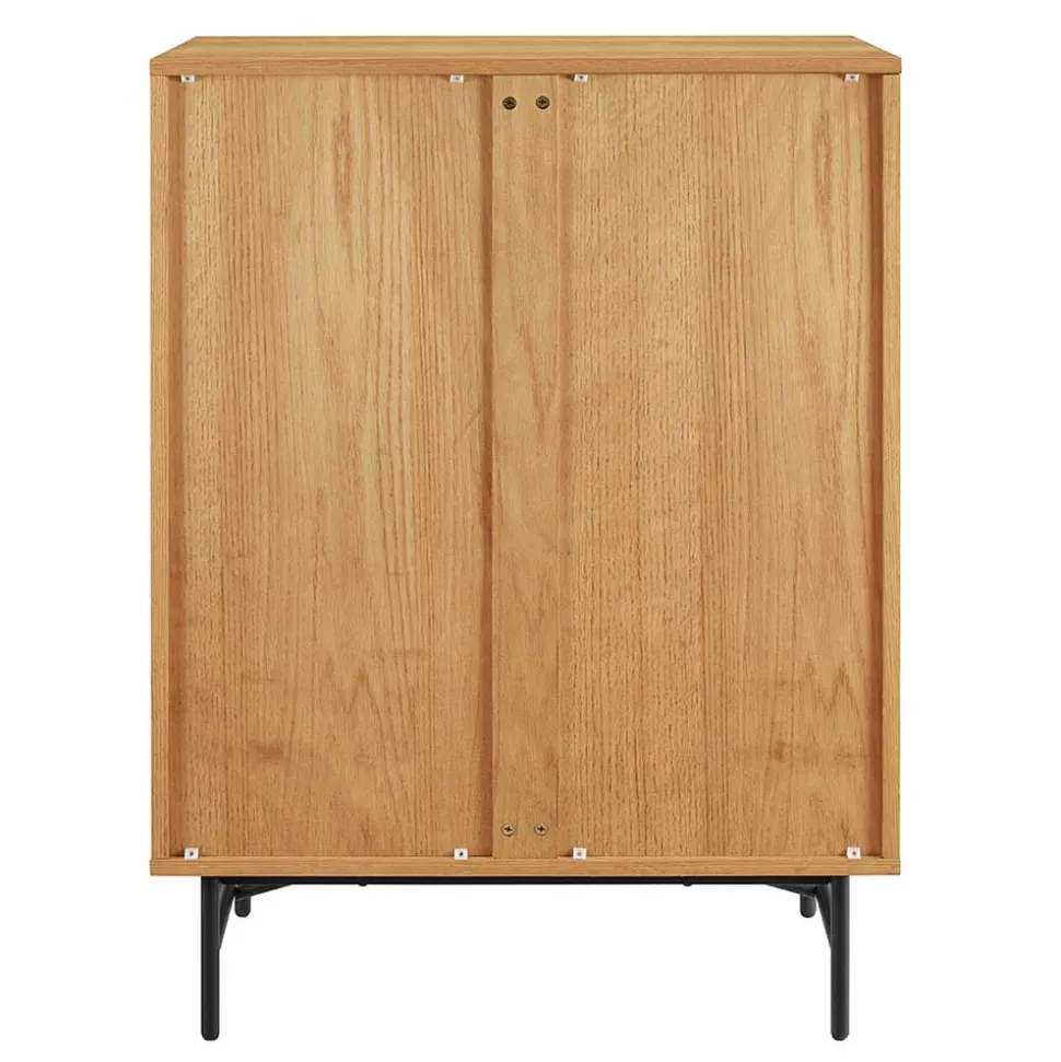 80x113x40 Skandi Hochkommode in Eiche - Piassona