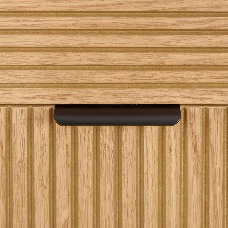 80x113x40 Skandi Hochkommode in Eiche - Piassona