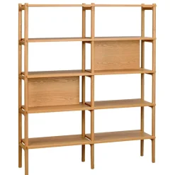 140x166x36 Skandi Regal mit acht Fächern - Esman