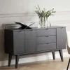 150x85x40 Skandi Sideboard in Eiche Dunkelbraun - Lomarios