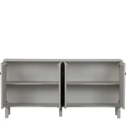 160x78x46 Skandi Sideboard 4-türig in Grau - Huvina